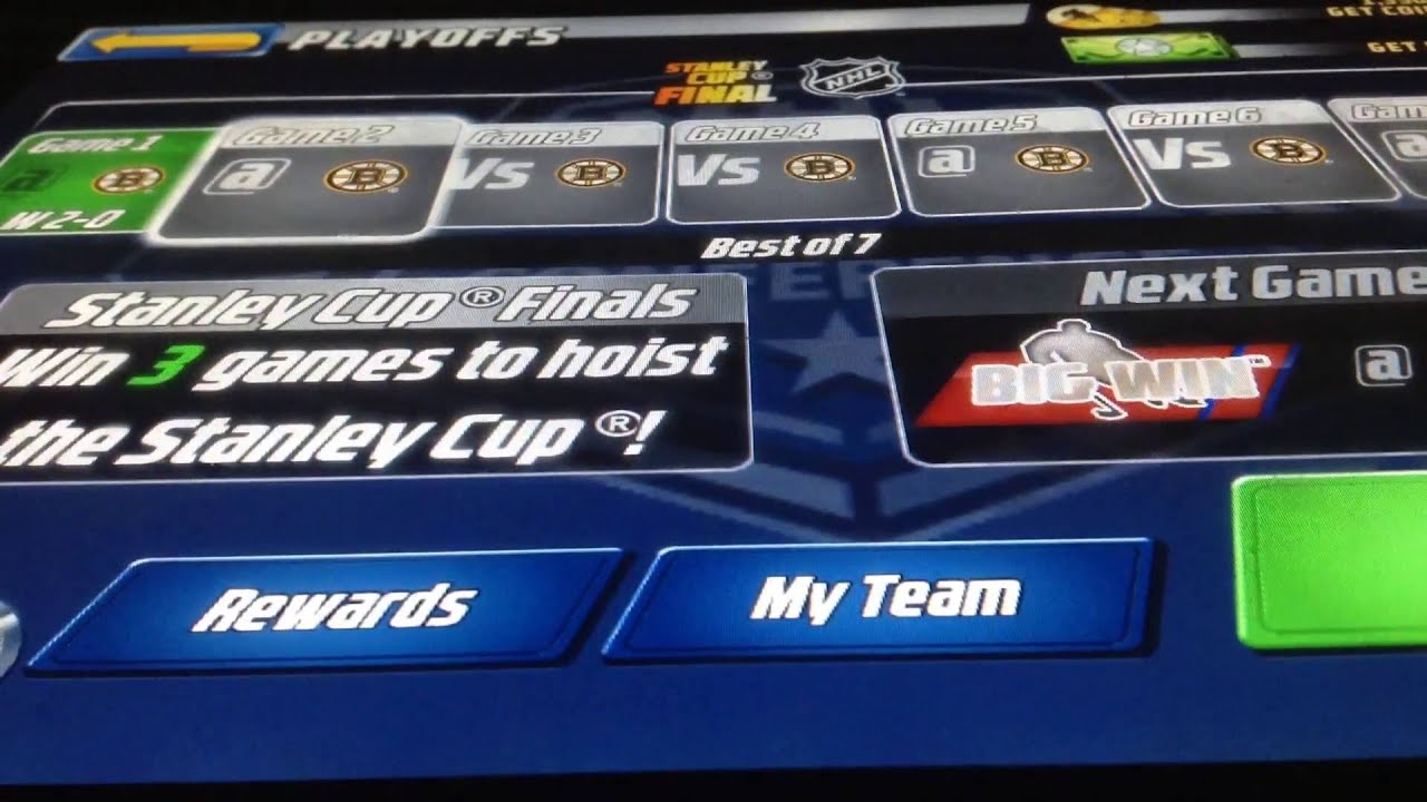 Big win NHL Stanley cup finals