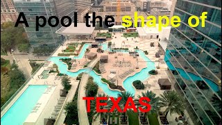 A Pool The Shape Of Texas.
