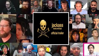 JACKASS BEST AND LAST OFFICIAL TRAILER reaction  Reaction Mashup Mashcine.Reacts