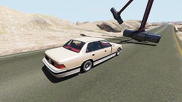 Mobil Vs Hammer #1 - BeamNG Drive.