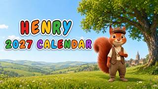 2027 Wall Calendar | Henry Brackenfield | Warblewick