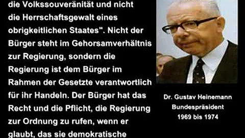 Bundesprsident Dr. Gustav Heinemann, Deutschand 19...