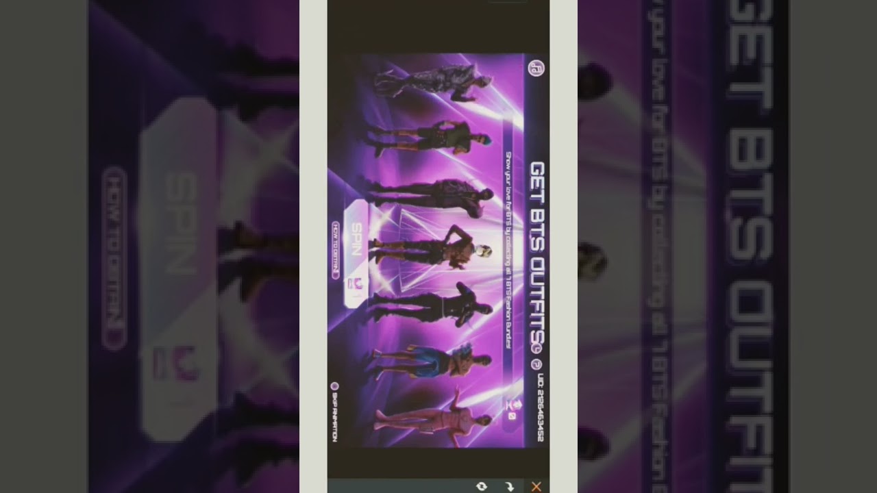 BTS Event Free Fire part 4  bts bundle video free fire 