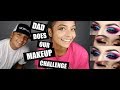 DAD DOES OUR MAKEUP CHALLENGE!!!!!