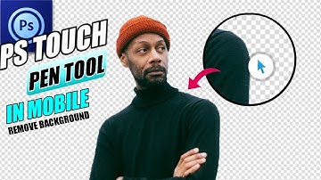PEN TOOL IN MOBILE | EASY CUTOUT & CHANGE BACKGROUND IN PSTOUCH APK.
