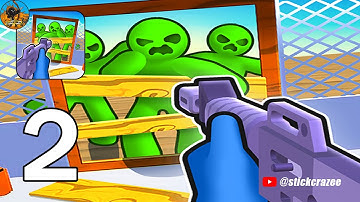 Zombie Defense: War Z - Gameplay Walkthrough Part 2 (IOS,Android) | Stick Crazee