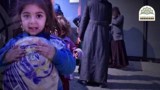 رحمة للأعمال الخيرية_توزيع مادة الخبز على الأسر السورية المحتاجة _أورفا_الحدود السورية التركية