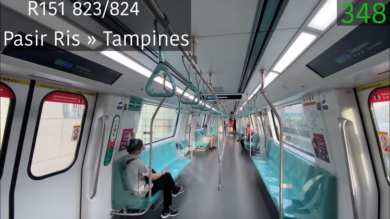 [SMRT] [PM Peak/Debut] Alstom Movia R151 [823/824] - Pasir Ris ...