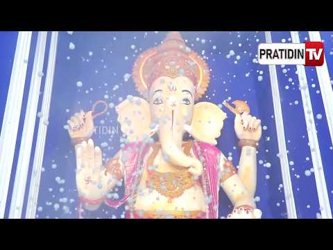 ଲକ୍ଷ୍ମୀ ସାଗର ୩୫ ଫୁଟ ଗଣେଶ ମୂର୍ତ୍ତି, ପ୍ରଭୁ ଗଜାନନଙ୍କ ସ୍ତୁତିରେ କାର୍ଯ୍ୟକର୍ତ୍ତା। Laxmi Sagar Ganesh puja,