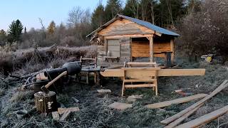 Snow's Coming. I Need to Rebuild My Tiny Cabin.