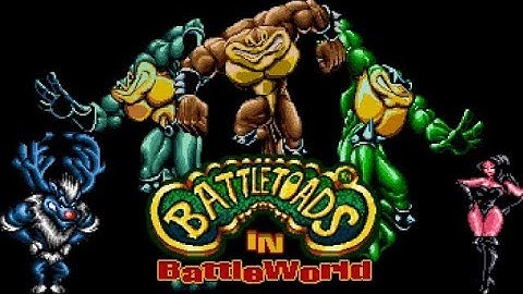BattleToads in Battle World Completo 3-Players