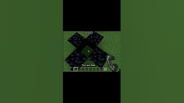 One block nether portal || JUST DO IT