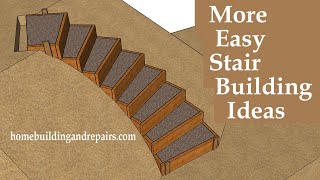 How To Build Curved Hillside Stairs For Almost Any Do It Yourselfer's The Easy Way  Part 1