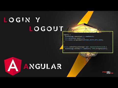 #35 Angular curso de básico a avanzado - Servicio de login y logout- Designicode