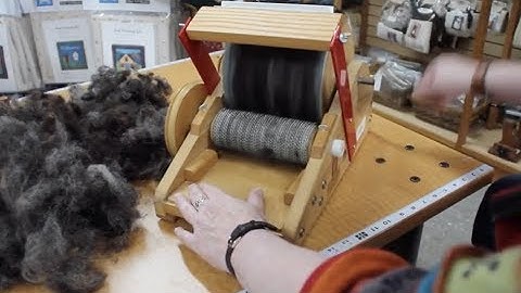 Fiber Prep: How To Use a Drum Carder