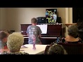 Tucker and Lilah play piano for the folks at the Woodridge Retirement Community