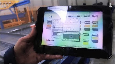 Hightech operating of plants in the precast industry