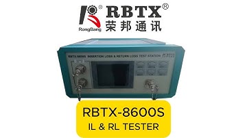 Rongbang RBTX-8600S Fiber Optic Patch Cord Insertion Loss & Return Loss Tester Calibration