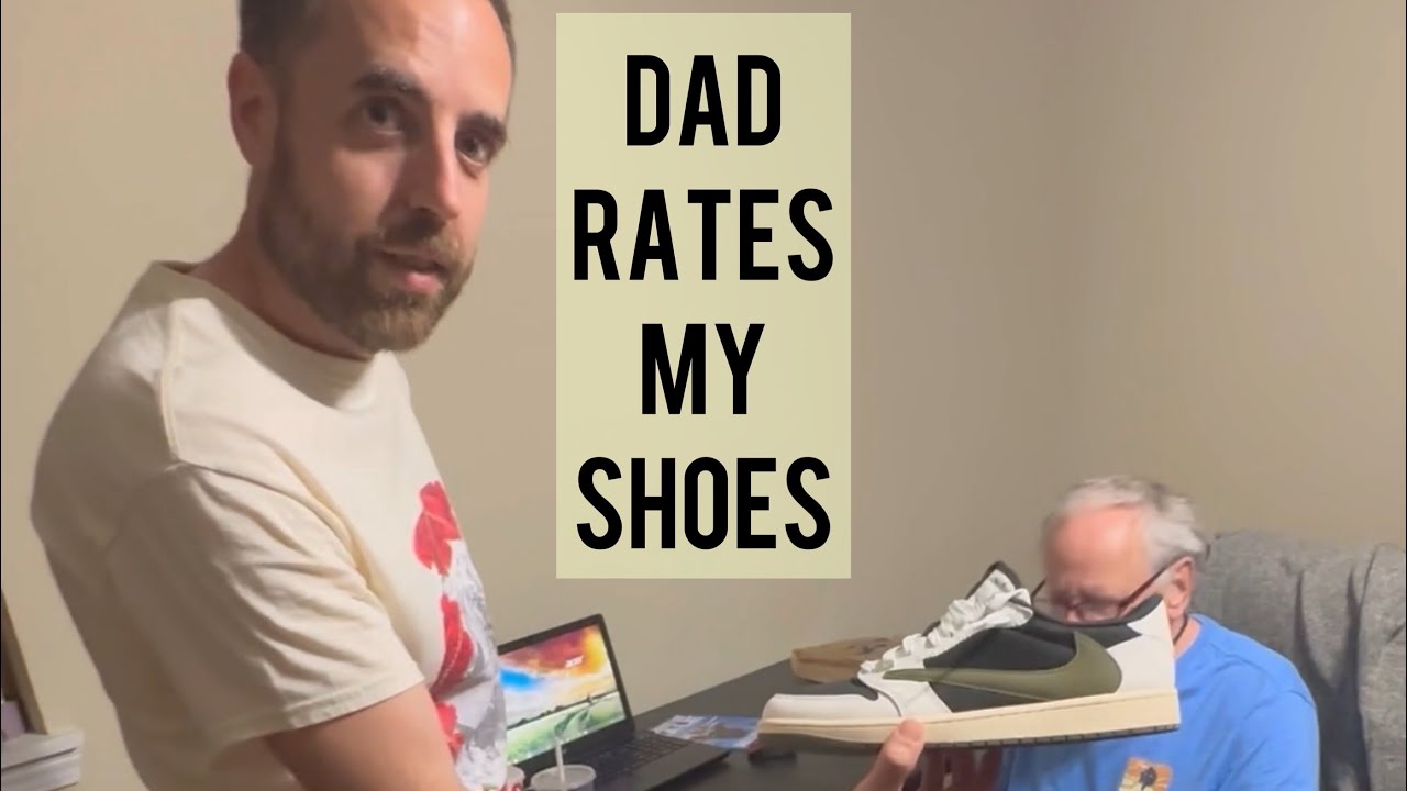 My dad rates my new shoes! 😃 - YouTube
