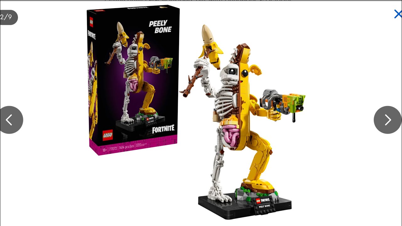 Peely Set *NEW SERIES* Lego FORTNITE #77072 Peely Bone set REVEALED & up for PRE ...