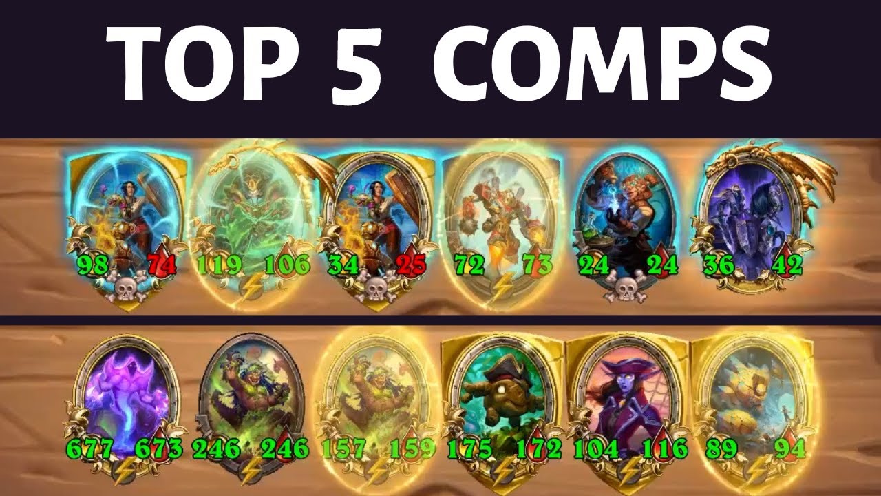 TOP 5 Comps in Spell Meta | Hearthstone Battlegrounds Guide