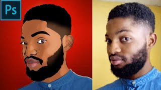 Cartoon yourself like a pro with Photoshop CS6 PART 2 || Making your cartoon look realistic screenshot 5