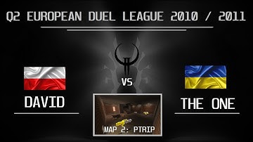 Quake2 EDL #9 Groupstage | David vs The One - 1st map ptrip