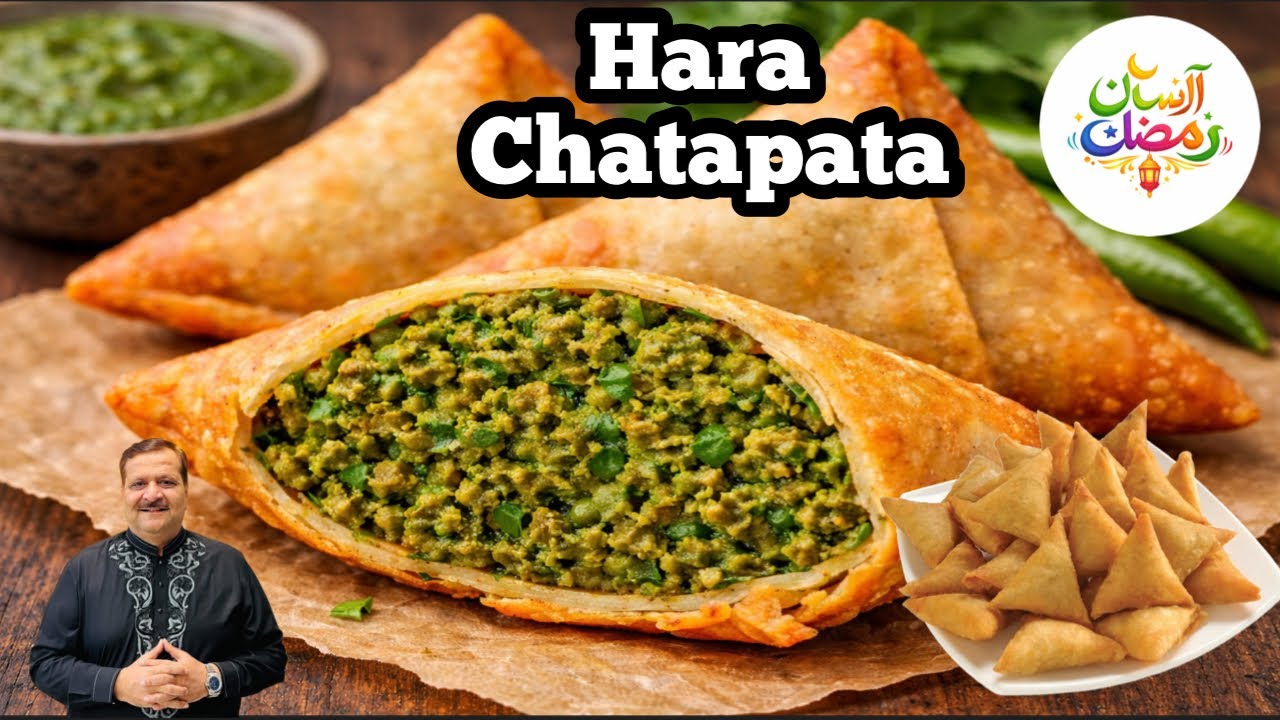 Traditional Keema Samosa in New Taste | Benefits of Hara Masala || Ramadan special | Make & Freeze