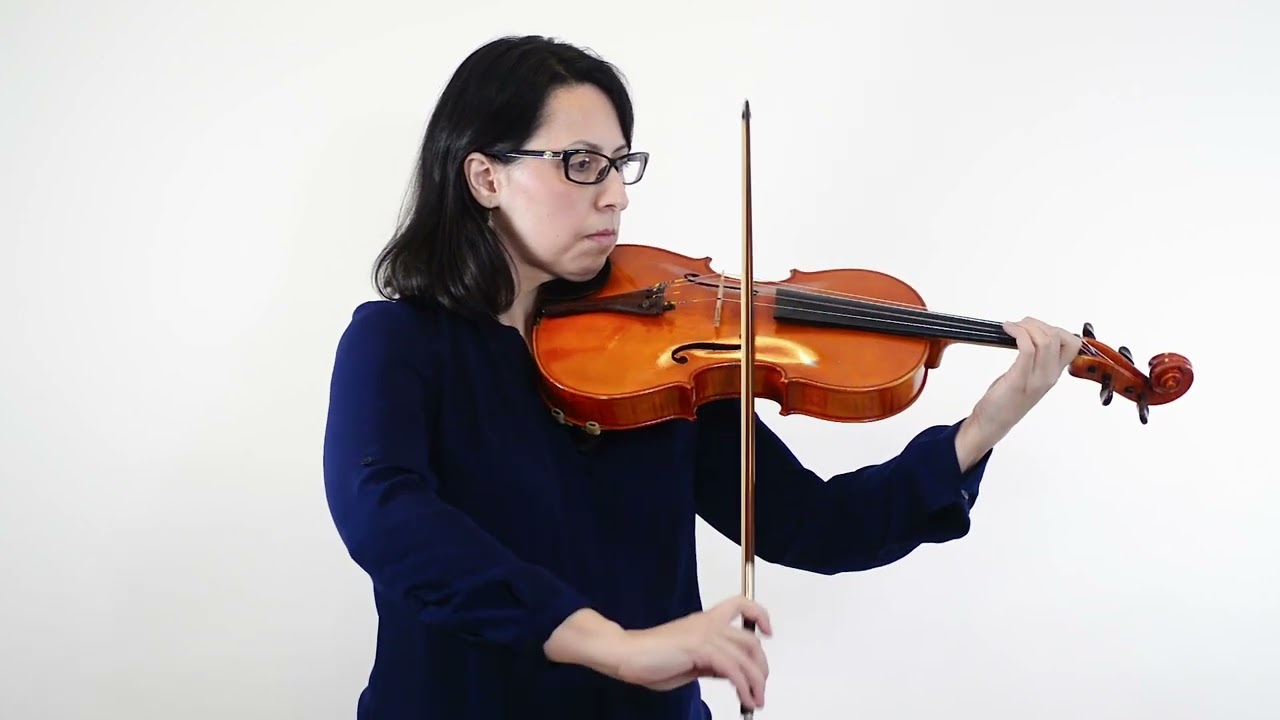 77. E, F#, G# and A on the E String - Viola