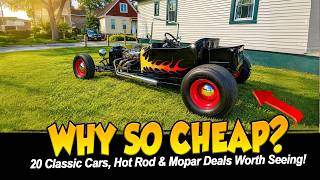 Why Are These 20 Vintage Cars So Cheap Right Now!