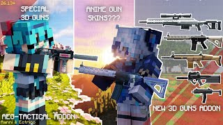 AEG-Tactical New 3D Guns Addon Showcase for Minecraft Bedrock/PE 26.13+ | Creator Crafter321 screenshot 2