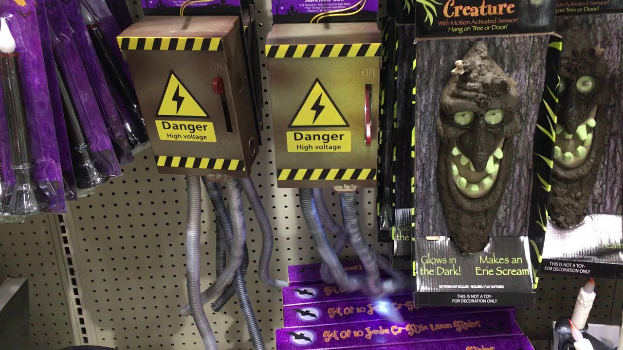 Menards Halloween 2017 Animated High Voltage Junction Box YouTube