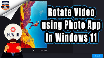 How to Rotate a Video using  Photo App in Windows 11