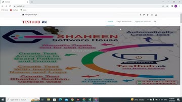 How to create test paper using testhub.pk website #testmaker #createpaper