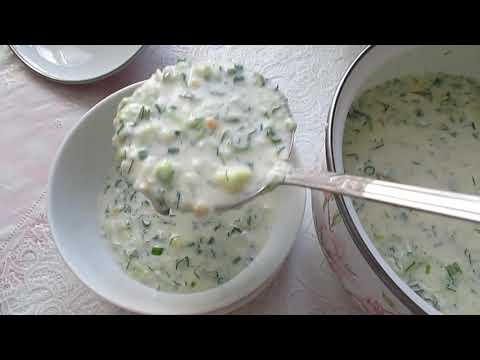 Video: Sup Tarator Adalah Alternatif Yang Baik Untuk Okroshka