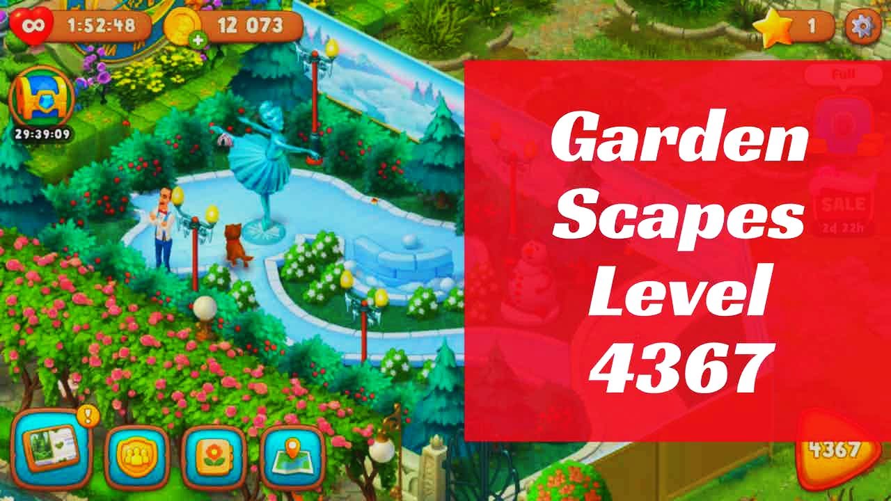 Gardenscapes Level 4367 YouTube