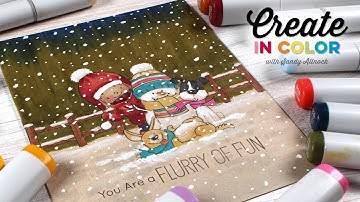 Create in Color with Sandy Allnock | Copic Coloring on Kraft