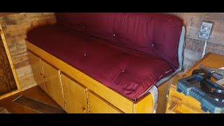Cargo Trailer to RV Conversion (PART 6-FINAL) INCREDIBLE!!! Pull out bed (Cost $150) by Beetharvestman 474 views 5 months ago 12 minutes, 1 second
