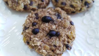 Healthy oat cookies recipe كوكيزالشوفان صحي و سريع التحضير