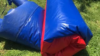 tienes que ver este video como  inflar un brincolin sin tanto esfuerzo how to inflate a bounce house