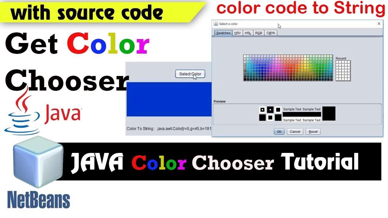 Цвета java. Код цвета джава. JCOLORCHOOSER. Select Color.