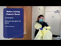 Donning and doffing ppe for staff wearing an n95 respirator