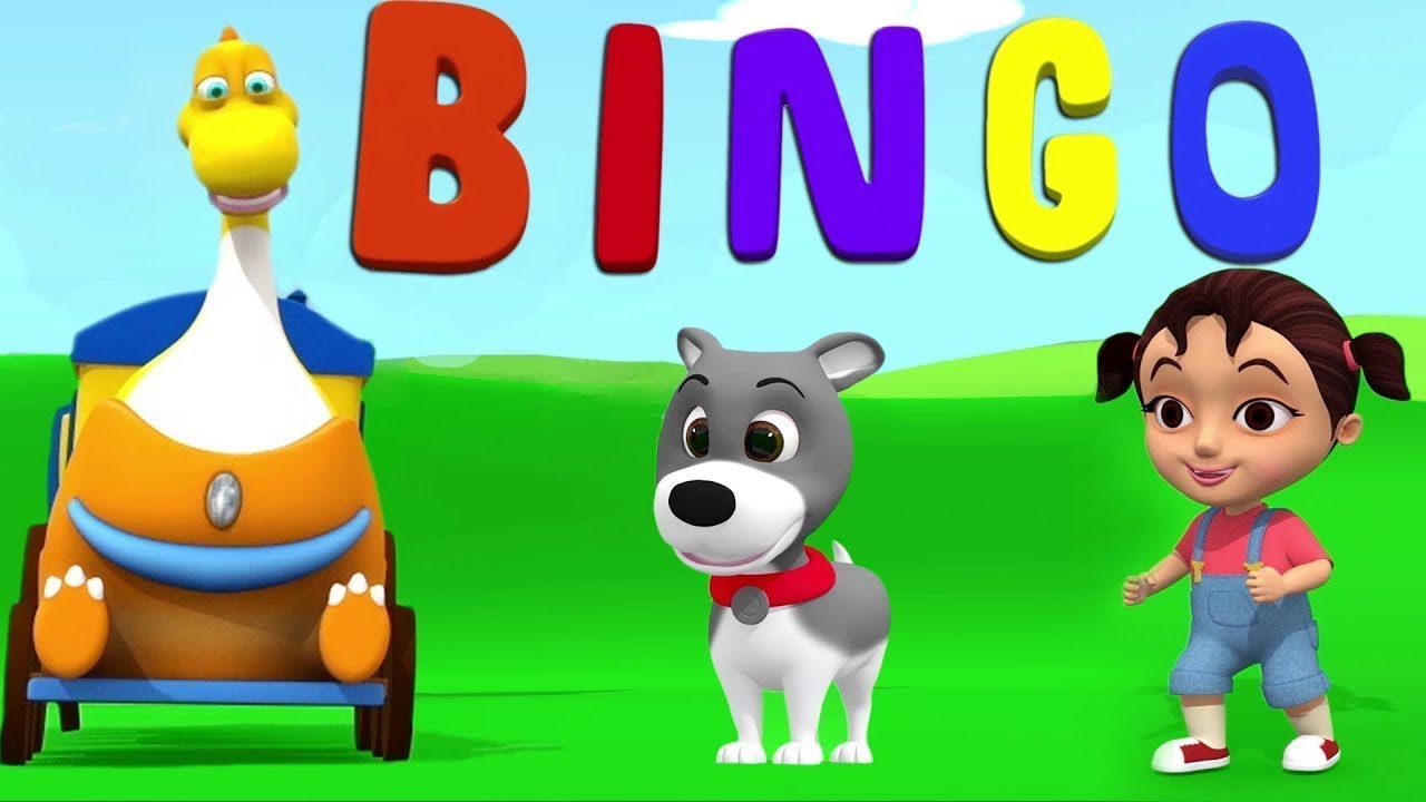 B I N G O DOG | Kids play | baby funny songs | nursery rhymes | Dog and