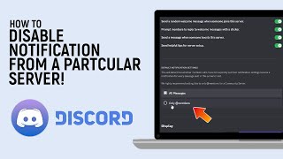 How to Disable the Notifications From a Particular Server on Discord [easy]