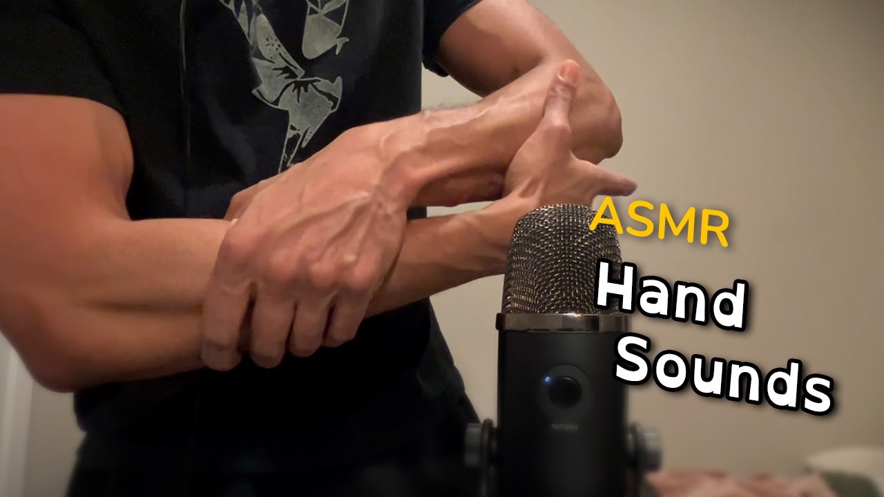 ASMR Hand sounds, finger flutters YouTube