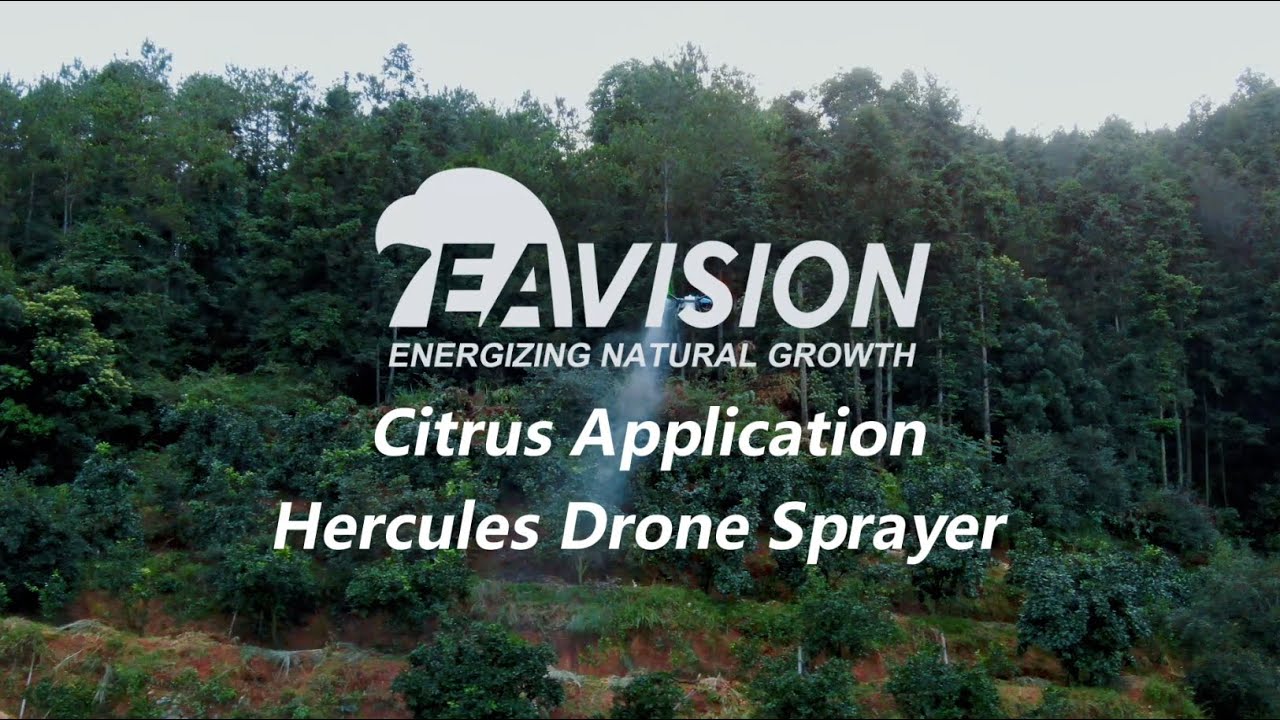 Hercules AI Intelligent Drone Sprayer for Citrus YouTube
