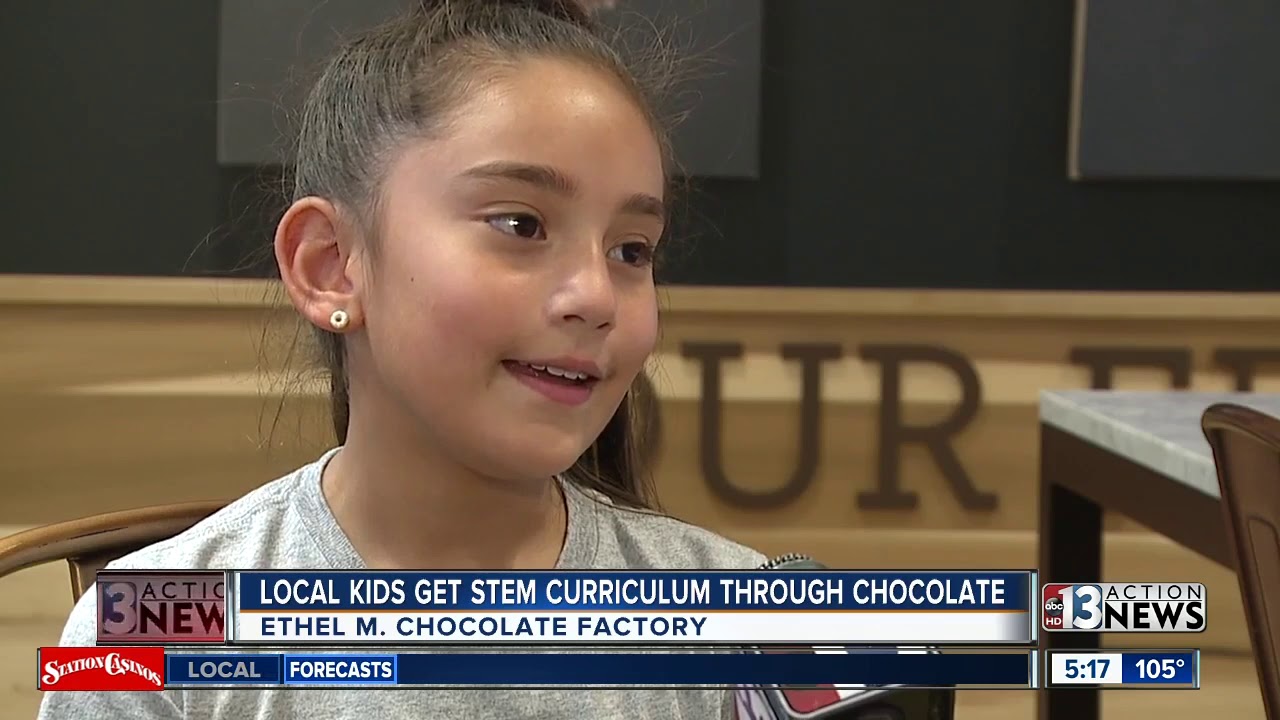 Local kids tour local chocolate factory