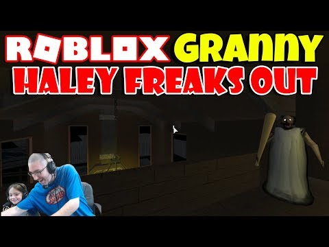 Haley Freaks Out Playing Roblox Granny Family Review Show - roblox code for freaks