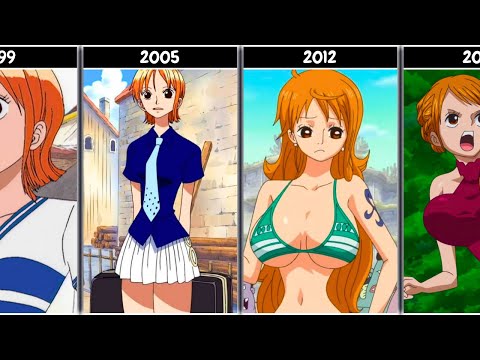 A Frame Of Nami From Every Year | One Piece