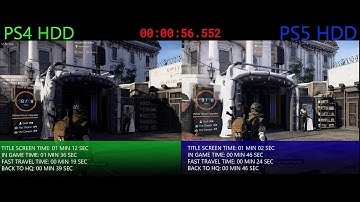 LOADING TEST!! PS4 HDD VS PS5 HDD